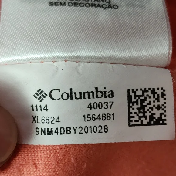 Columbia Blush Pink Glacial Half Zip Fleece Size large - Picture 7 of 7